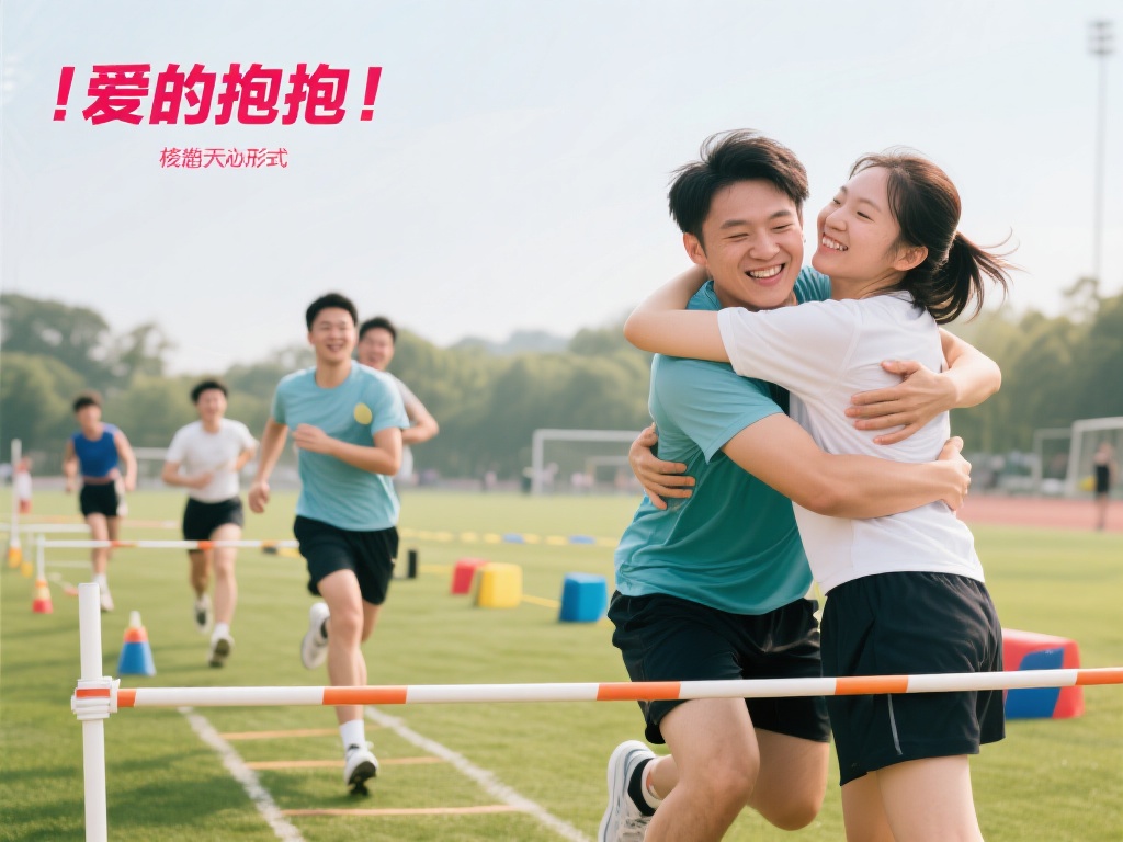 “爱的抱抱”是一种结合体育与情感互动的游戏形式，核